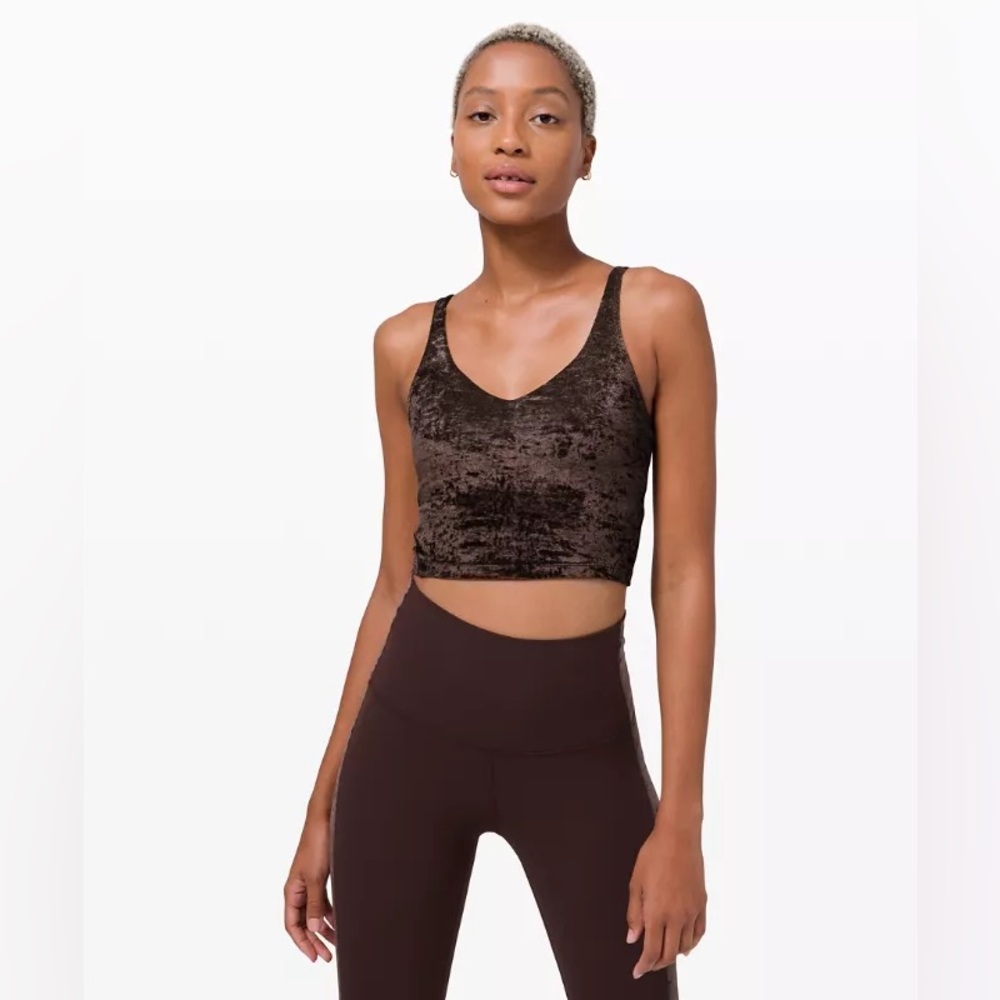 SOLD OUT lululemon athletica Crushed Velvet Align Tank Top in Purple